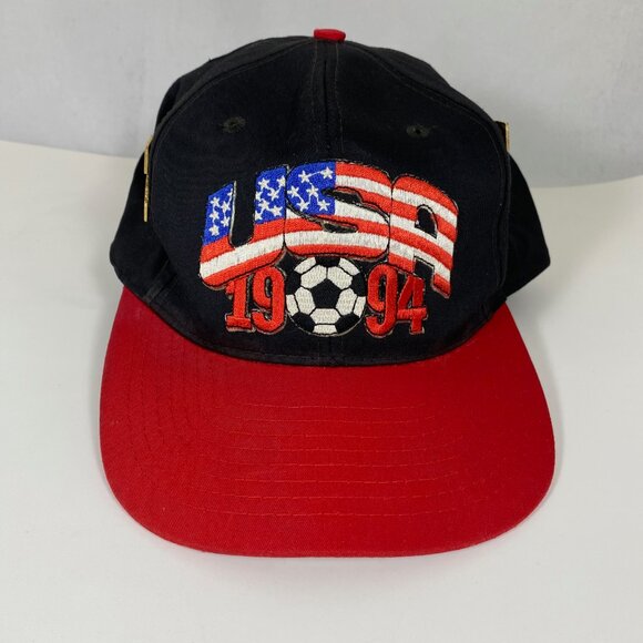 NISSIN Vintage Cap 1994 World Cup  USA vs Brazil in  Rose Bowl main image 11